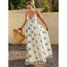 Fashionable Printed Halterneck Dress For Women